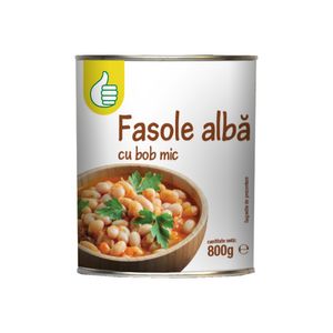 Fasole alba cu bob mic Pouce, 800 g