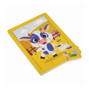 Puzzle animalut One Two Fun, 12 piese