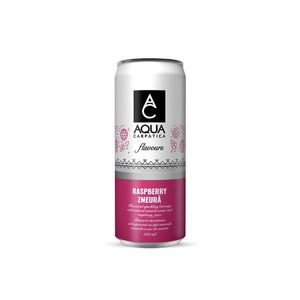 Bautura carbogazoasa Aqua Carpatica Flavours cu zmeura, doza, 0.33 l