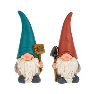 Decoratiune de gradina in forma de Gnom, inaltime 24 cm, diverse modele